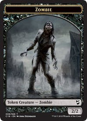 Zombie // Shapeshifter Double-Sided Token [Commander 2018 Tokens] | Galaxy Games LLC