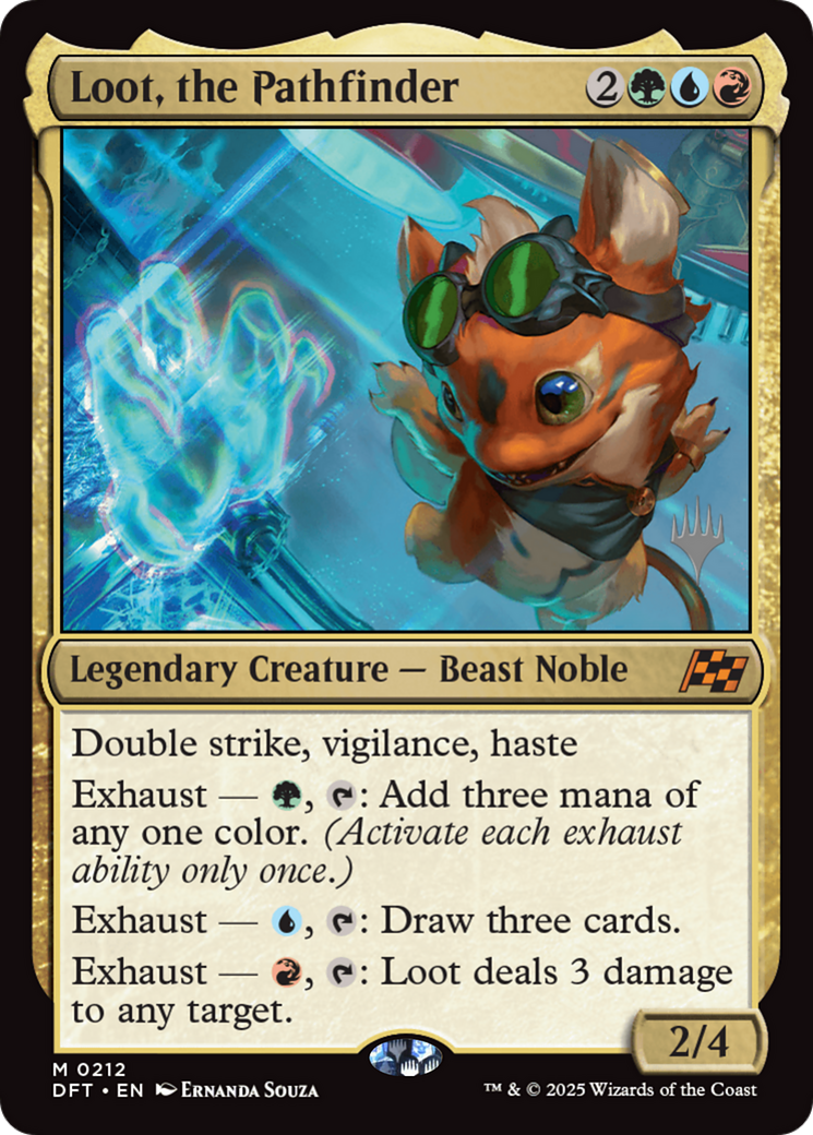 Loot, the Pathfinder (Promo Pack) [Aetherdrift Promos] | Galaxy Games LLC