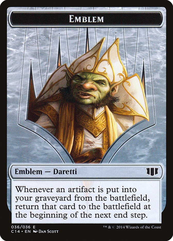 Daretti, Scrap Savant Emblem // Tuktuk the Returned Double-Sided Token [Commander 2014 Tokens] | Galaxy Games LLC