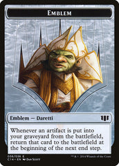 Daretti, Scrap Savant Emblem // Tuktuk the Returned Double-Sided Token [Commander 2014 Tokens] | Galaxy Games LLC