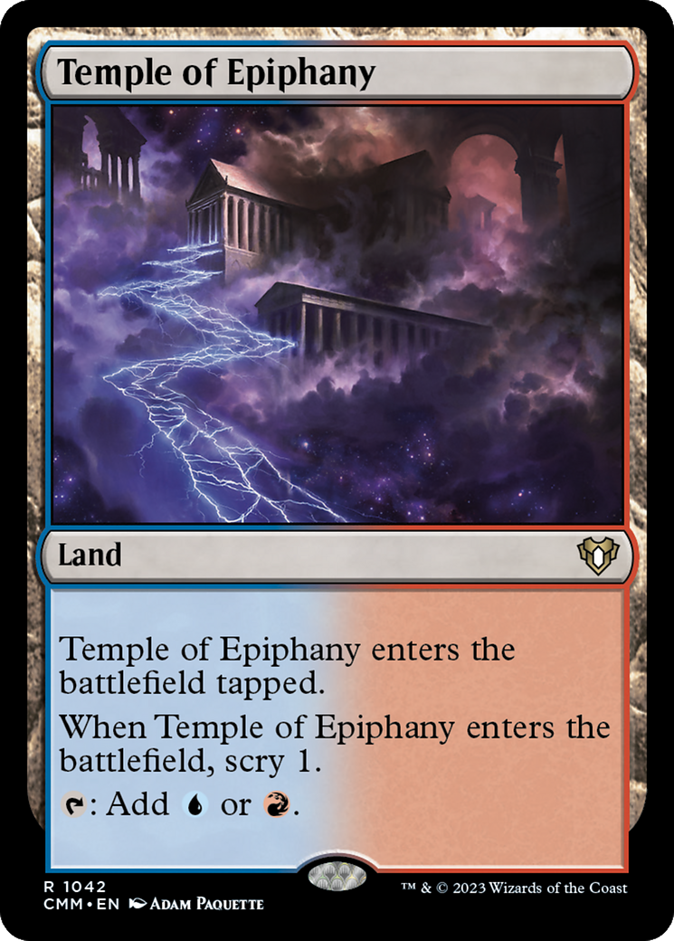 Temple of Epiphany [Commander Masters] | Galaxy Games LLC