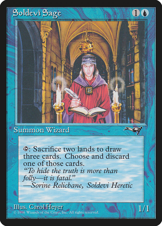 Soldevi Sage (Standing) [Alliances] | Galaxy Games LLC