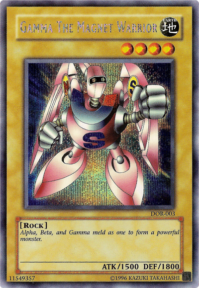 Gamma the Magnet Warrior [DOR-003] Secret Rare | Galaxy Games LLC