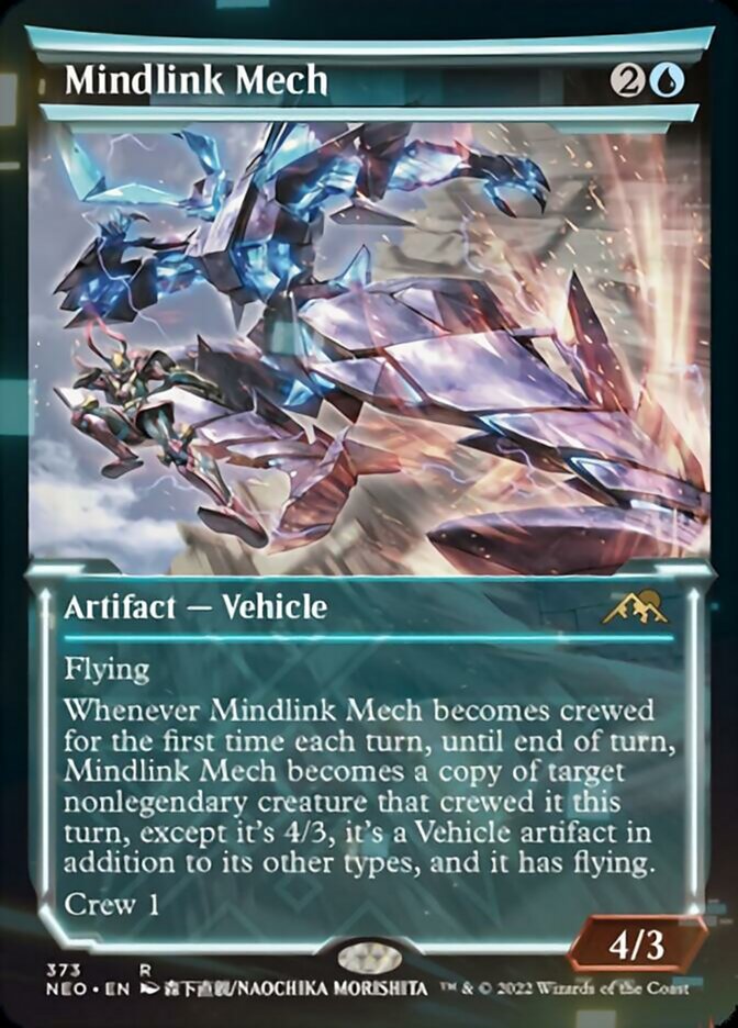 Mindlink Mech (Showcase Soft Glow) [Kamigawa: Neon Dynasty] | Galaxy Games LLC