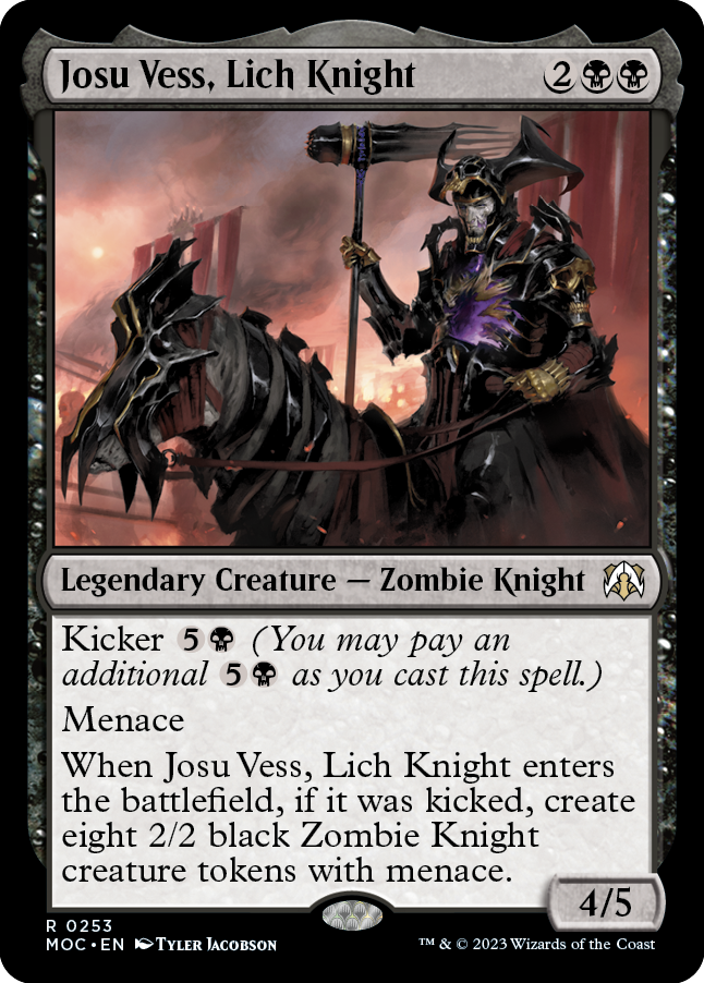 Josu Vess, Lich Knight [March of the Machine Commander] | Galaxy Games LLC