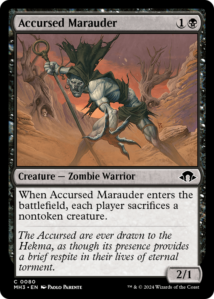 Accursed Marauder [Modern Horizons 3] | Galaxy Games LLC