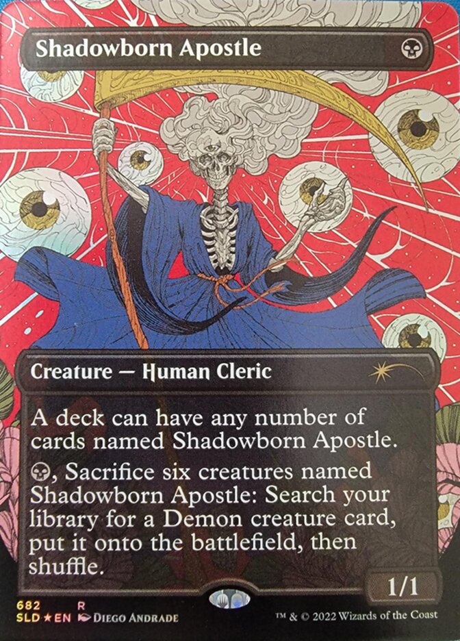 Shadowborn Apostle (Borderless) (682) [Secret Lair Drop Promos] | Galaxy Games LLC