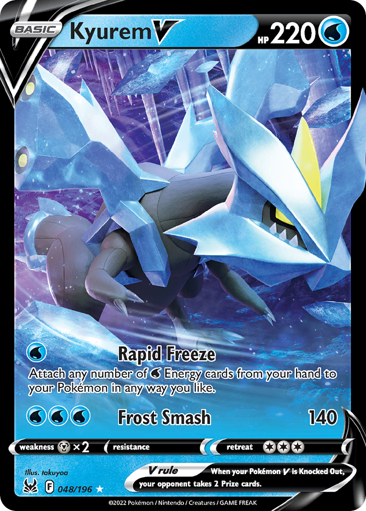 Kyurem V (048/196) (Jumbo Card) [Sword & Shield: Lost Origin] | Galaxy Games LLC