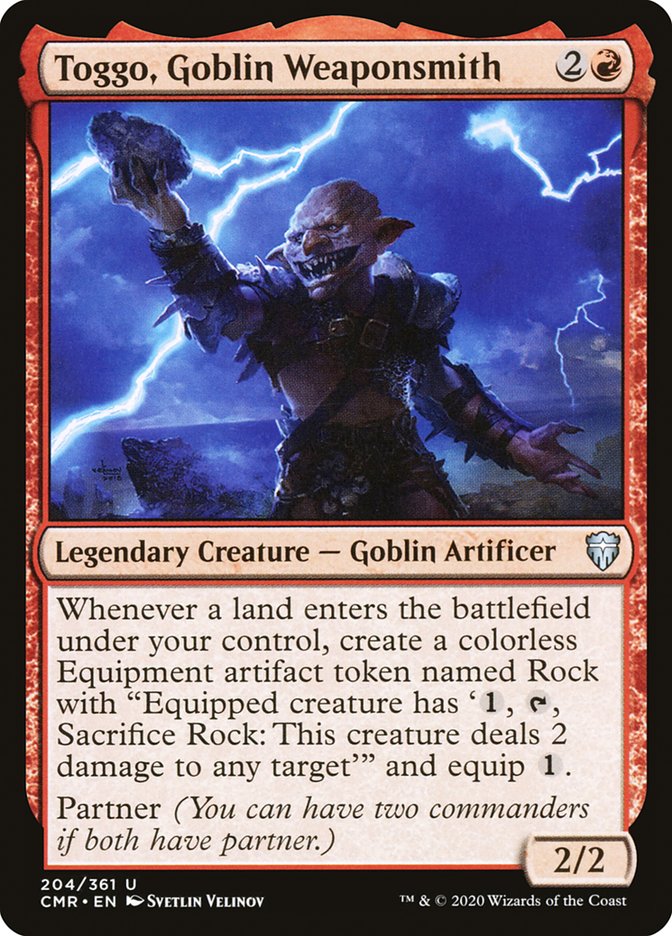 Toggo, Goblin Weaponsmith [Commander Legends] | Galaxy Games LLC