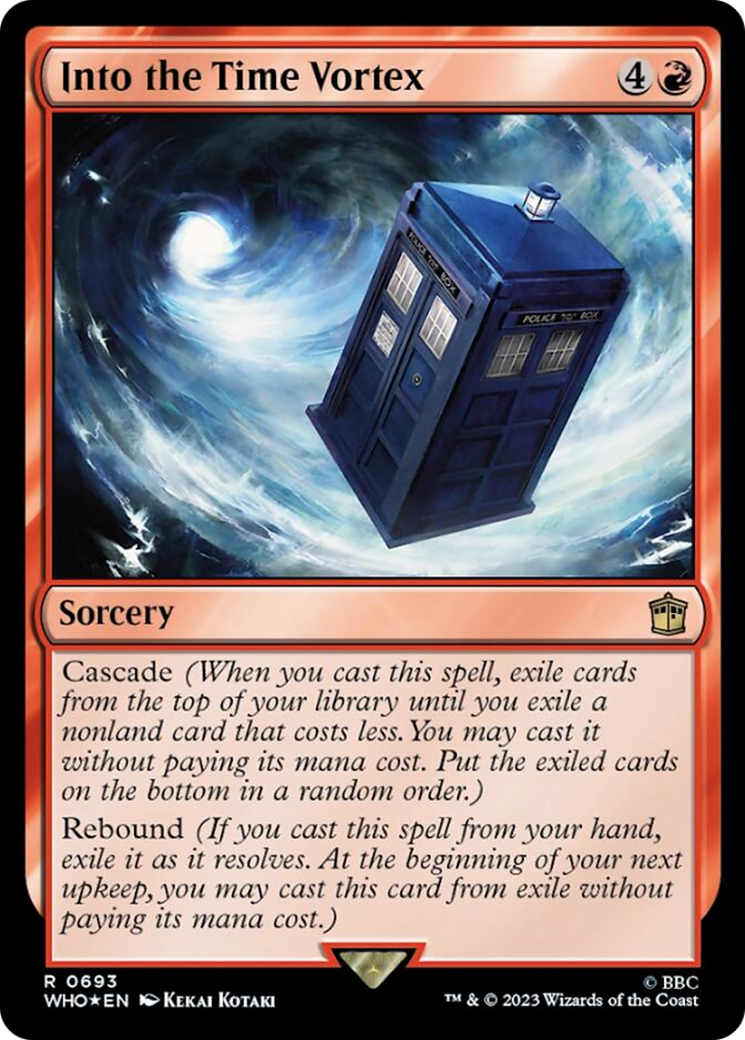 Into the Time Vortex (Surge Foil) [Doctor Who] | Galaxy Games LLC