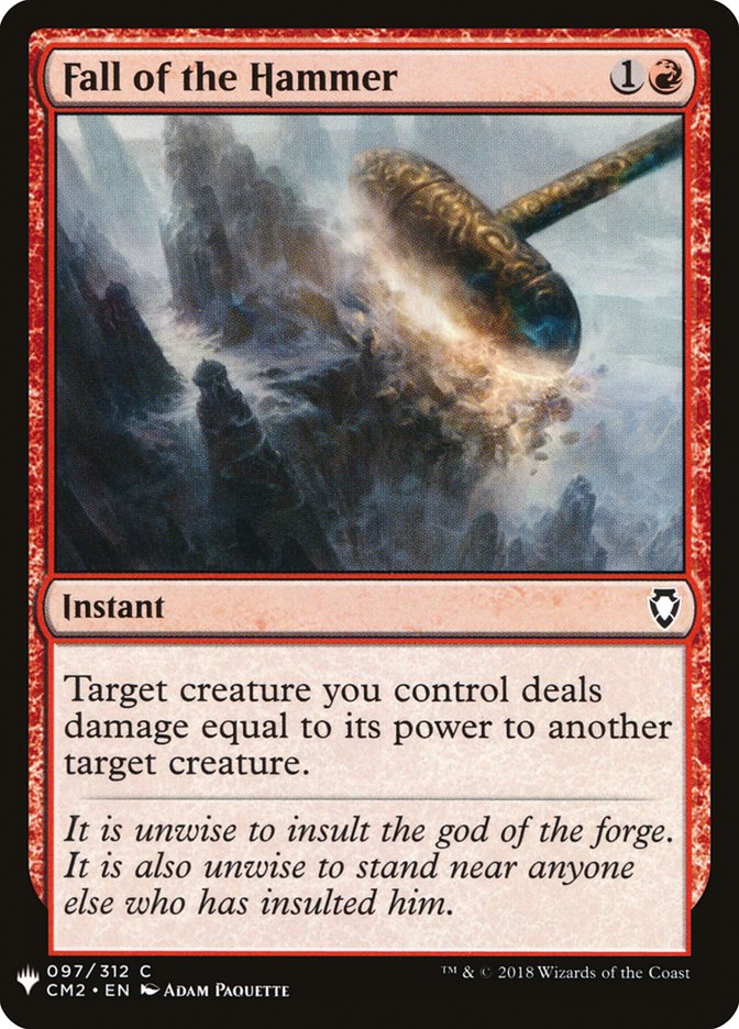 Fall of the Hammer [Mystery Booster] | Galaxy Games LLC