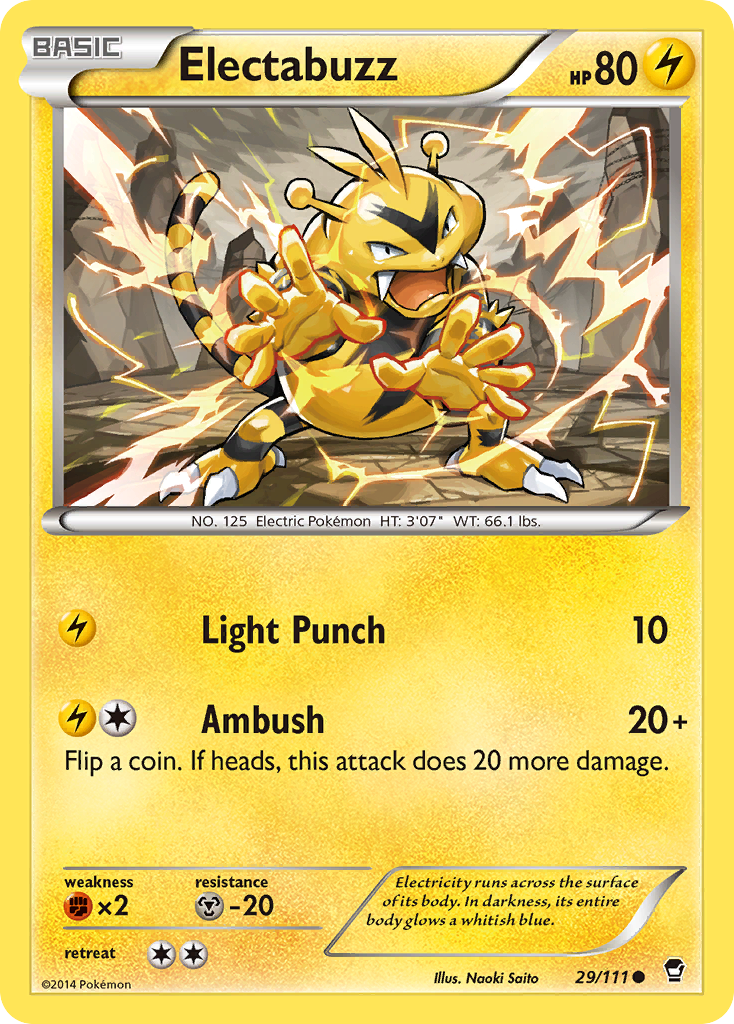 Electabuzz (29/111) [XY: Furious Fists] | Galaxy Games LLC