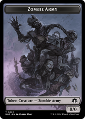 Eldrazi Spawn // Zombie Army Double-Sided Token [Modern Horizons 3 Tokens] | Galaxy Games LLC