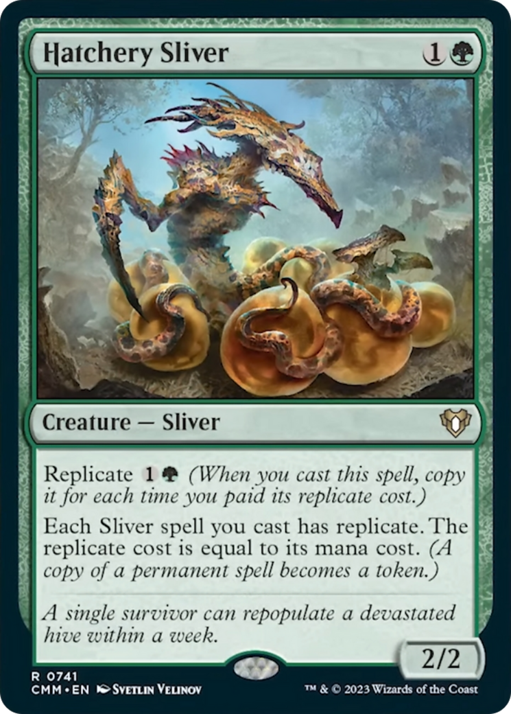 Hatchery Sliver [Commander Masters] | Galaxy Games LLC