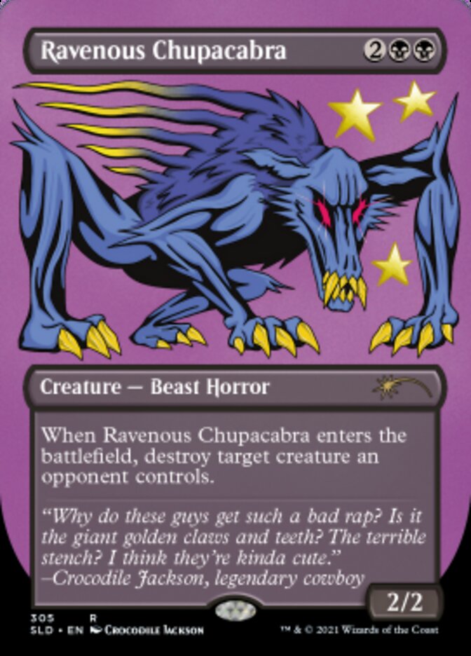 Ravenous Chupacabra (Borderless) (Foil Etched) [Secret Lair Drop Series] | Galaxy Games LLC