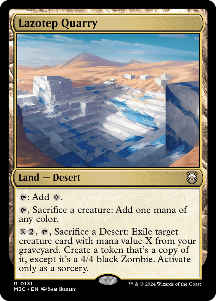 Lazotep Quarry (Extended Art) [Modern Horizons 3 Commander] | Galaxy Games LLC