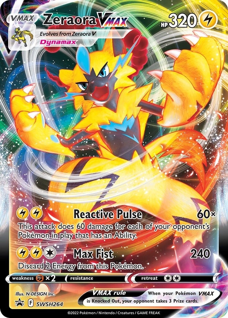 Zeraora VMAX (SWSH264) [Sword & Shield: Black Star Promos] | Galaxy Games LLC