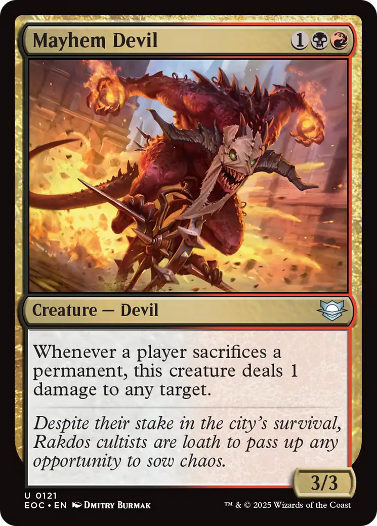 Mayhem Devil [Edge of Eternities Commander] | Galaxy Games LLC
