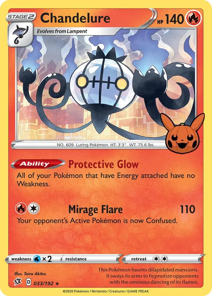 Chandelure (033/192) [Trick or Trade] | Galaxy Games LLC