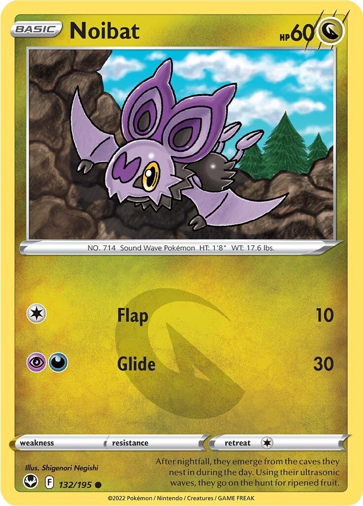 Noibat (132/195) [Sword & Shield: Silver Tempest] | Galaxy Games LLC