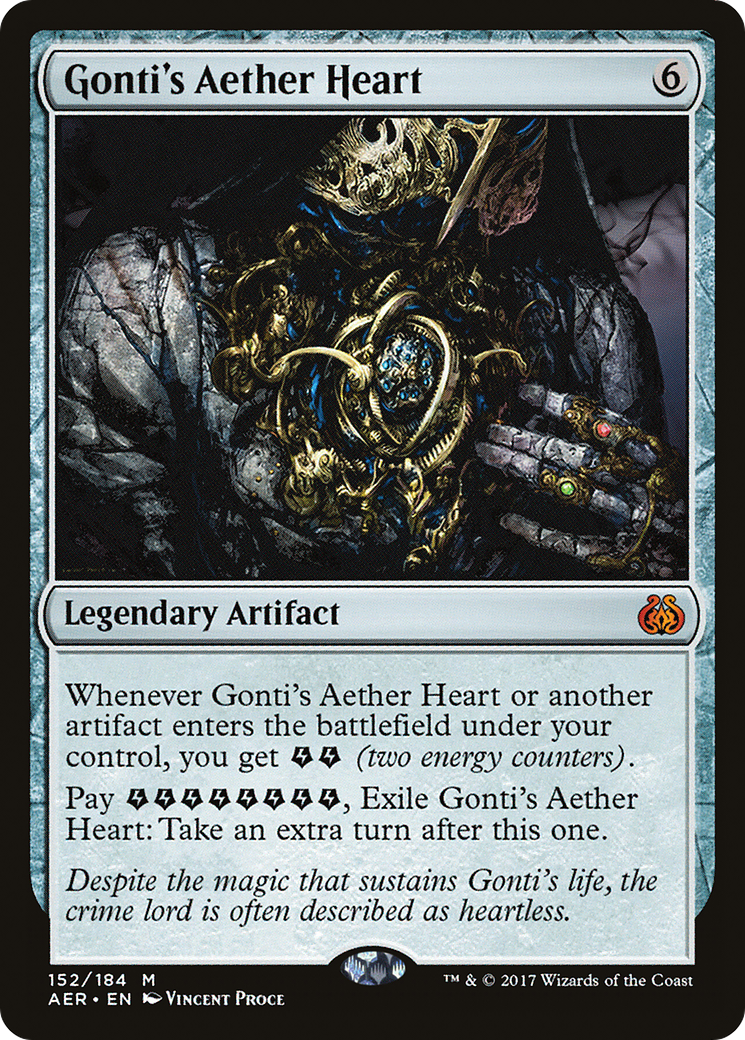 Gonti's Aether Heart (Ripple Foil) [Modern Horizons 3 Commander] | Galaxy Games LLC