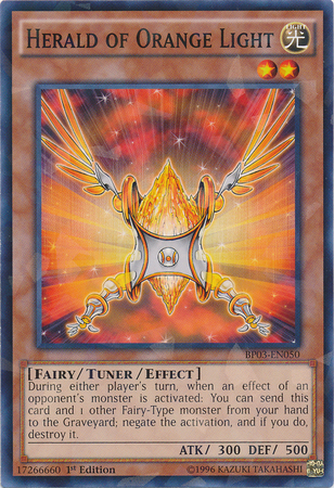 Herald of Orange Light [BP03-EN050] Shatterfoil Rare | Galaxy Games LLC