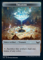 Treasure (013) // Wizard Double-Sided Token [Streets of New Capenna Tokens] | Galaxy Games LLC