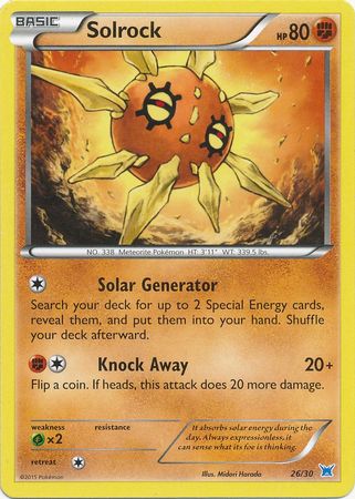 Solrock (26/30) [XY: Trainer Kit 2 - Latios] | Galaxy Games LLC