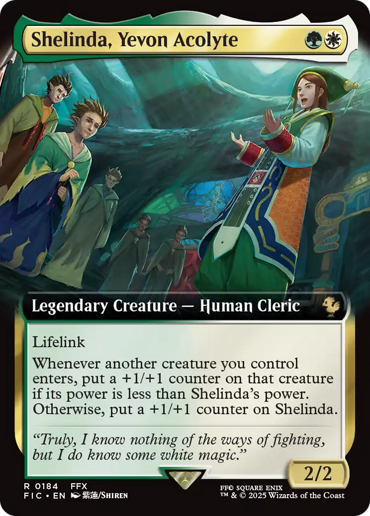 Shelinda, Yevon Acolyte (Extended Art) [FINAL FANTASY Commander] | Galaxy Games LLC