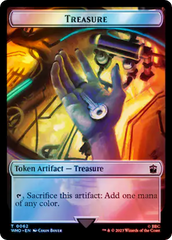 Copy // Treasure (0062) Double-Sided Token (Surge Foil) [Doctor Who Tokens] | Galaxy Games LLC