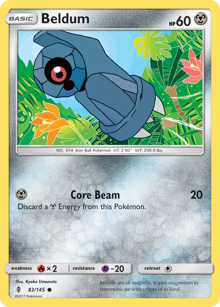 Beldum (83/145) [Sun & Moon: Guardians Rising] | Galaxy Games LLC