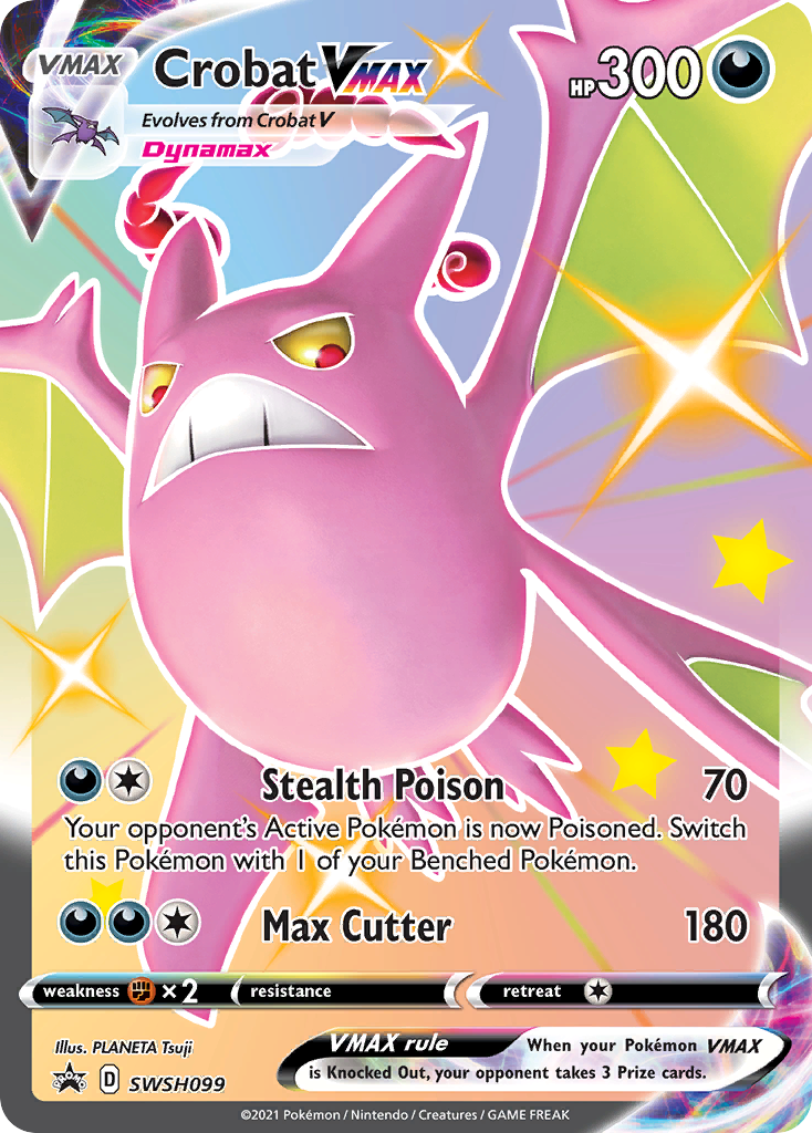 Crobat VMAX (SWSH099) [Sword & Shield: Black Star Promos] | Galaxy Games LLC