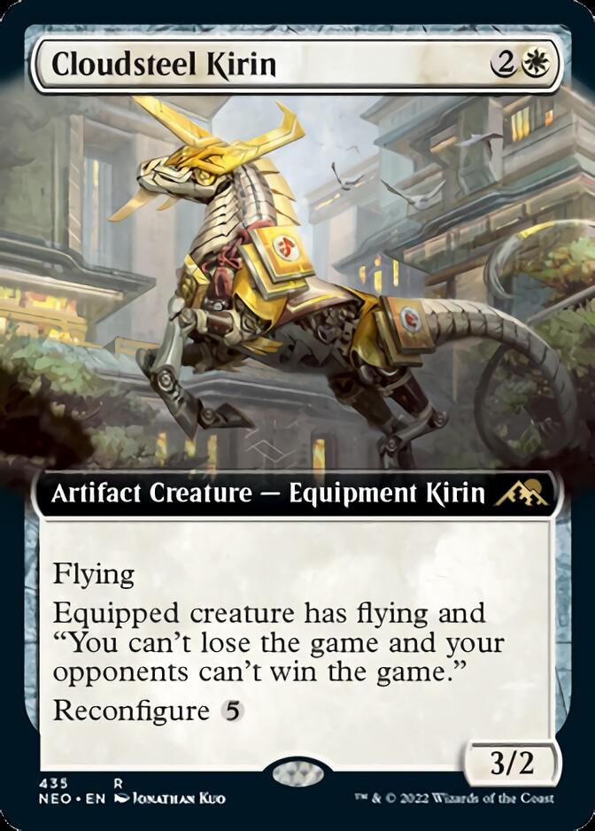 Cloudsteel Kirin (Extended Art) [Kamigawa: Neon Dynasty] | Galaxy Games LLC