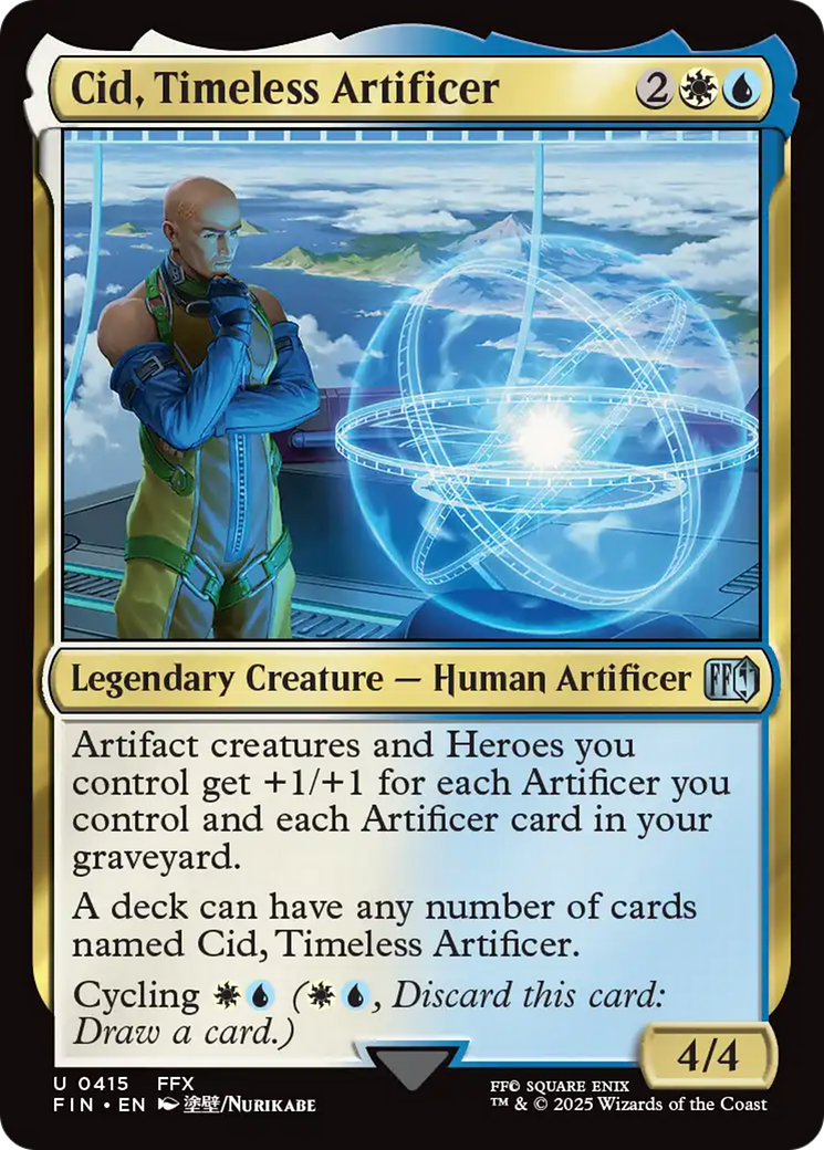 Cid, Timeless Artificer (0415) [FINAL FANTASY] | Galaxy Games LLC