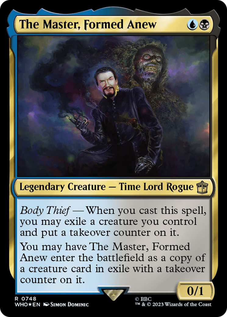 The Master, Formed Anew (Surge Foil) [Doctor Who] | Galaxy Games LLC