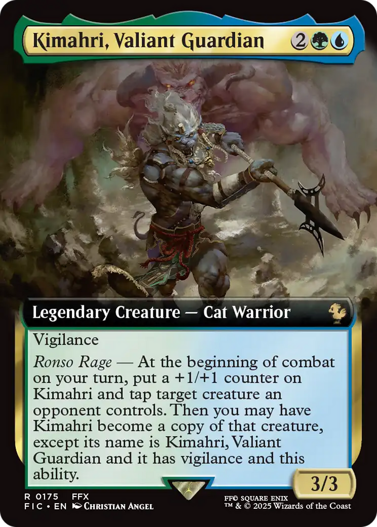 Kimahri, Valiant Guardian (Extended Art) [FINAL FANTASY Commander] | Galaxy Games LLC