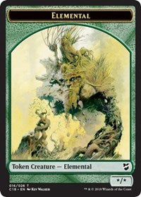 Elemental // Thopter (026) Double-Sided Token [Commander 2018 Tokens] | Galaxy Games LLC