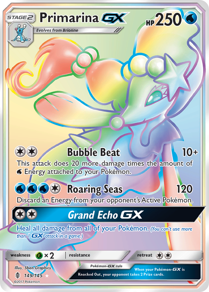 Primarina GX (149/145) [Sun & Moon: Guardians Rising] | Galaxy Games LLC