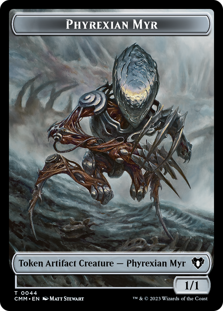 Phyrexian Myr Token [Commander Masters Tokens] | Galaxy Games LLC