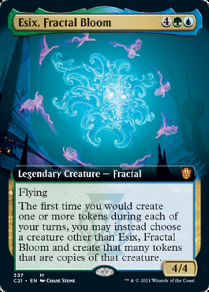 Esix, Fractal Bloom (Extended Art) [Commander 2021] | Galaxy Games LLC