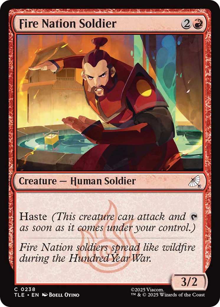 Fire Nation Soldier [Avatar: The Last Airbender: Eternal-Legal] | Galaxy Games LLC