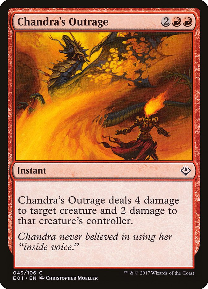 Chandra's Outrage [Archenemy: Nicol Bolas] | Galaxy Games LLC
