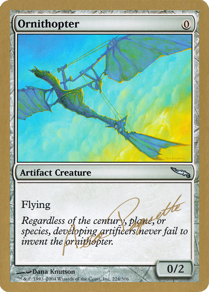 Ornithopter (Aeo Paquette) [World Championship Decks 2004] | Galaxy Games LLC