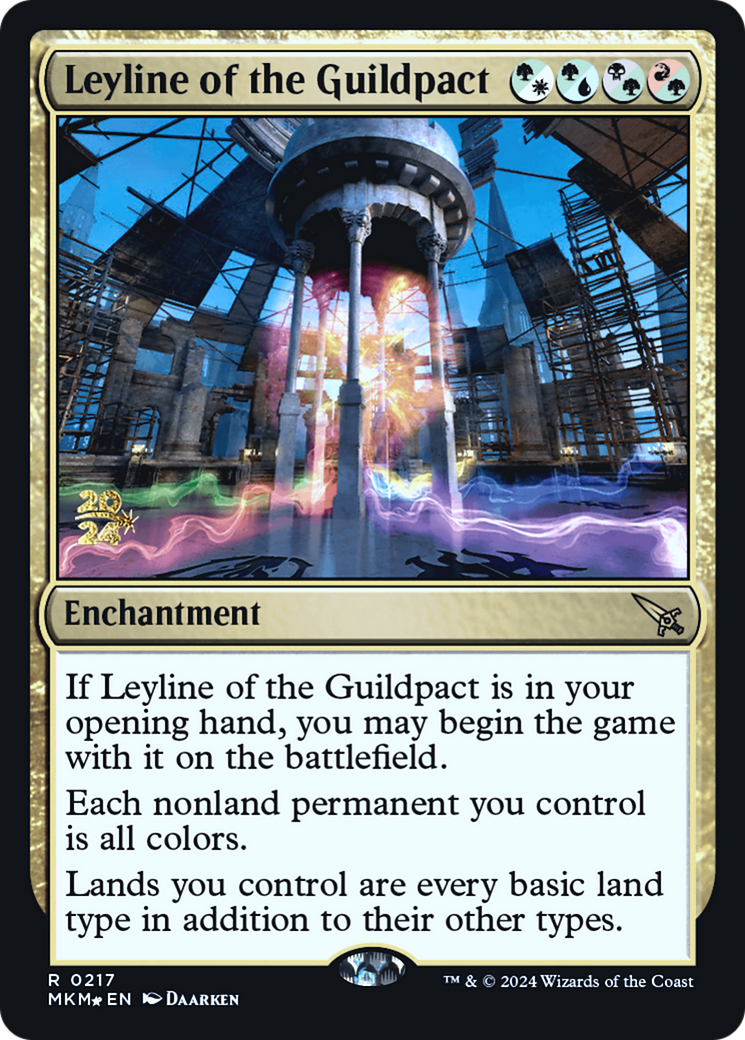 Leyline of the Guildpact [Murders at Karlov Manor Prerelease Promos] | Galaxy Games LLC