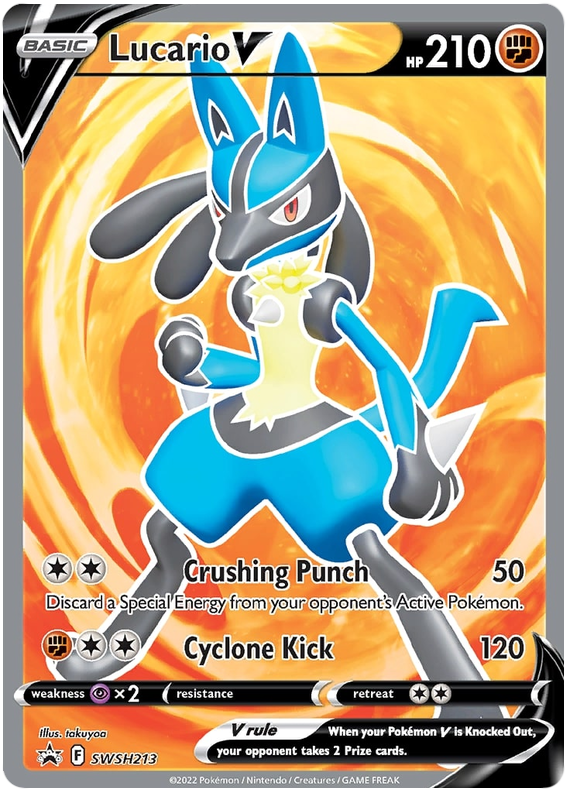 Lucario V (SWSH213) [Sword & Shield: Black Star Promos] | Galaxy Games LLC