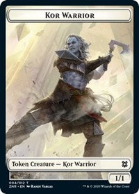 Kor Warrior // Plant Double-Sided Token [Zendikar Rising Tokens] | Galaxy Games LLC