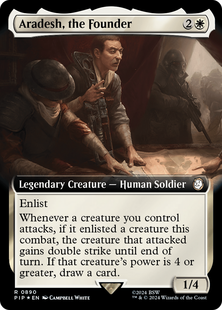 Aradesh, the Founder (Extended Art) (Surge Foil) [Fallout] | Galaxy Games LLC