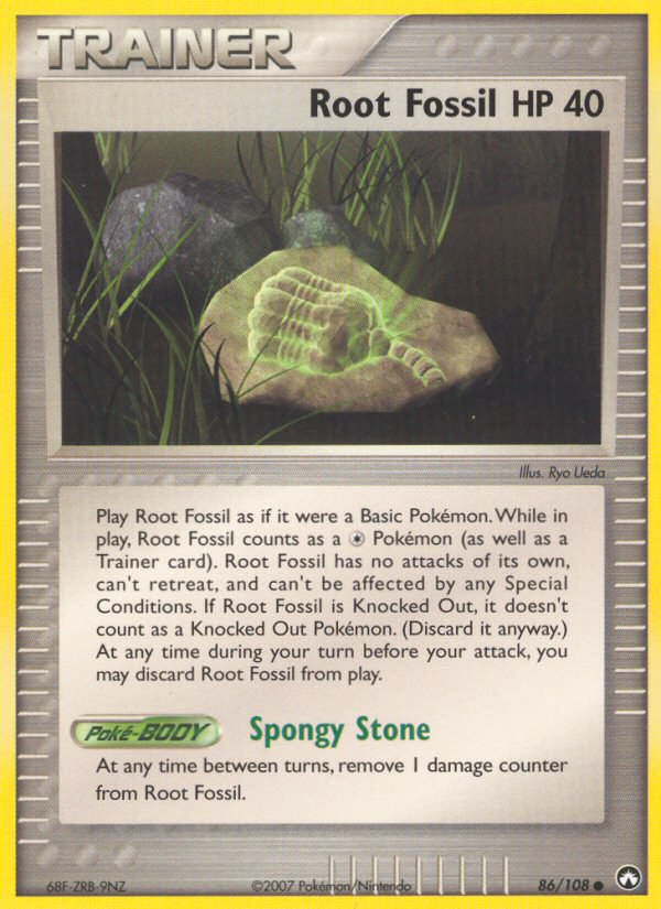 Root Fossil (86/108) [EX: Power Keepers] | Galaxy Games LLC