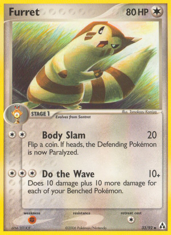 Furret (33/92) [EX: Legend Maker] | Galaxy Games LLC