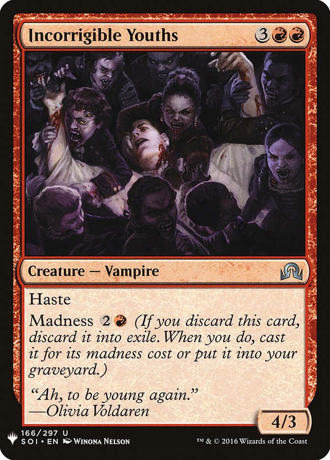 Incorrigible Youths [Mystery Booster] | Galaxy Games LLC